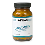 Twinlab L Glutamine 500mg - Free Form Amino Acid, 100 caps