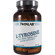 Twinlab L Tyrosine 500mg - 100 caps