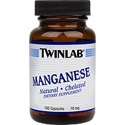 Twinlab Manganese 10mg - 100 caps