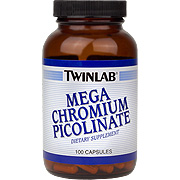 Twinlab Mega Chromium Picolinate - 100 caps