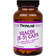 Twinlab Niacin, B3, 500mg - 100 caps