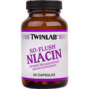 Twinlab No Flush Niacin - 50 caps