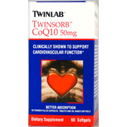 Twinlab TwinSorb CoQ10 50mg - 60 sg