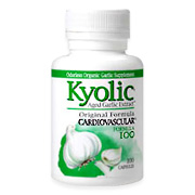 Wakunaga of America Kyolic Aged Garlic Extract - Original Cardiovascular Formula 100, High Potency 600mg, 200 caps