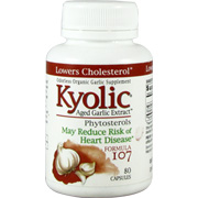 Wakunaga of America Kyolic Phytosterols Formula 107 - Helps Reduce the Risk of Heart Problems, 80 caps