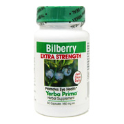 Yerba Prima Bilberry Extra Strength - 50 caps