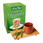 Yogi Teas Green Tea with Panax Ginseng & Kombucha - 16 bags