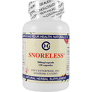 Chi's Enterprise Snoreless 300mg - Naturally Improves Sleeping Conditions, 120 caps