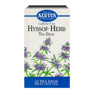 Alvita Teas Hyssop Herb Tea - Caffeine free,24 tea bags