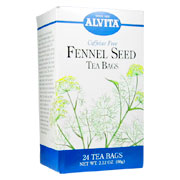 Alvita Teas Fennel Seed Tea - Caffeine free, 24 bags