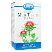 Alvita Teas Milk Thistle Tea - Caffeine Free, 24 bags