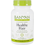 Banyan Botanicals Healthy Hair - Promotes Growth of Strong & Lustrous Hair, 90 tabs