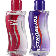 Astroglide Two Special Astroglide Bottles - Regular + Strawberry Astroglide 5 oz