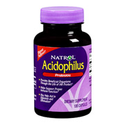 Natrol Acidophilus 100mg - Probiotic, 100 caps
