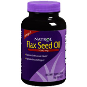 Natrol FlaxSeed Oil 1000mg - Heart Health, 90 sgels