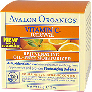 Avalon Organic Botanicals Vitamin C Rejuvenating Oil Free Moisturizer - Photo-Aging Defense, 2 oz