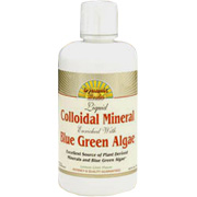 Dynamic Health Laboratories Colloidal Mineral with Blue Green Algae - Improve Digestion and Maintain Mental Clarity, 32 oz