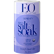 EO Products Organic Bath Salts French Lavender - Reduces Swelling and Relaxes the Muscles, 21.5 oz