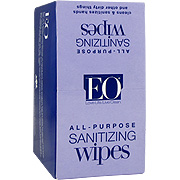 EO Products Sanitizing Hand Wipes - Stops the spread of germs and keeps your hands refreshed, 24 ct