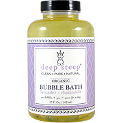 Deep Steep Lavender Chamomile Organic Bubble Bath - 17 oz