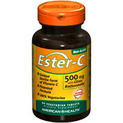 American Health Ester C with Citrus Bioflavonoids 500mg - Unique Gentle Form of Vitamin C, 90 Veg Tabs