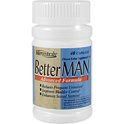 Interceuticals BetterMan - Promotes Healthy Sexual Performance & Urinary Control, 40 caps