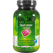 Irwin Naturals Steel Libido for Women - Increase Libido & Arousal, 75 gel caps