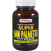 Action Labs Super Saw Palmetto Plus Pygeum - Reduces Inflammation, 50 caps