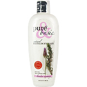 Pure & Basic Lavender Rosemary Body Wash - 12 oz