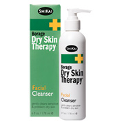 Shikai Borage Dry Skin Therapy Facial Cleanser - Genlty Cleans Sensitive & Problem Dry Skin, 6 oz