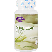 Life-Flo Health Care Olive Leaf Plus 600mg - Helps Fights Mircobial Viral and Fungal Infections, 60 caps