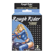 Rough Rider Rough Rider Studded Condoms - Seductively Studded from Top to Bottom, 3 pack