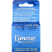 Kimono Kimono Microthin - Ultra thin and Lubricated, 3 pack