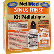 NeilMed Sinus Rinse Pediatric Kit - 1 4 oz bottle + 1 cap + 1 tube + 50 pediatric mixture pkts