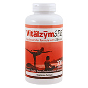 World Nutrition VitalZym SEB 500 mg - Help maintain cardiovascular wellbeing, 300 caps