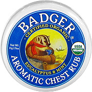 Badger Balm Winter Wonder Balm - An aromatic chest rub & steam inhalant, 0.75 oz
