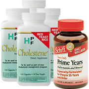 HPF Buy 4 Cholestene & Get One Prime Years FREE - 120 caps + 133 sftgs,