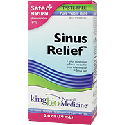 King Bio Sinus Relief - Fast Relief Of Sinus Congestion, 2 oz
