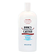 Kirks Natural Products Coco Castile Hair Shampoo - Ideal For All Hair Types, 16 oz