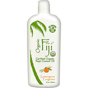 Organic Fiji Lemongrass Tangerine Oil - Effective Treatment For Skin & Hair, 12 oz