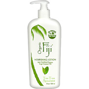 Organic Fiji Tea Tree Spearmint Lotion - Nourishing Treatment For Face & Body, 12 oz