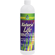 Natural Vitality Organic Life Minerals - Liquid Trace Mineral Formulation, 16 oz