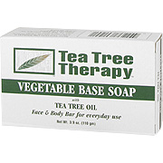 Tea Tree Therapy Tea Tree Therapy Vegetable Soap - Face & Body Bar, 3.5 oz