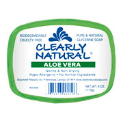 Clearly Natural Aloe Vera Soap - 4 oz
