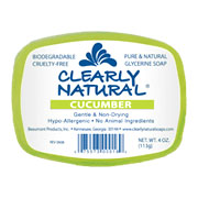 Clearly Natural Cucumber Soap - 4 oz