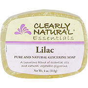 Clearly Natural Lilac Soap - A Luxurious Blend of Essential Oils and Natural Vegetable Glycerine, 4 oz