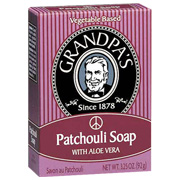 Grandpa Brands Patchouli with Aloe Vera Soap - Vegetable Based, 3.25 oz