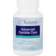 Kolorex Advanced Candida Care - Help Maintain Balanced Intestinal Microflora Yeast, 60 sgels