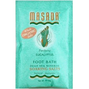 Masada Health And Beauty Eucalyptus Foot Bath - Natural Mineral Foot Soak, 3 oz