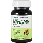 American Health Papaya Enzyme with Chlorohyll - 100 chewable tabs